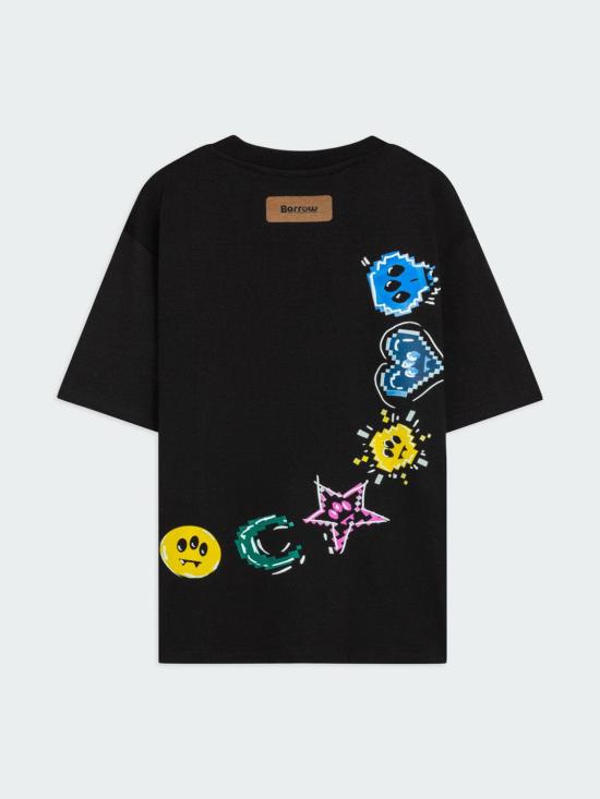 26SS 바로우 반팔 티셔츠 S6BWUATH082 110 Black - BARROW