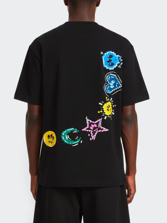 26SS 바로우 반팔 티셔츠 S6BWUATH082 110 Black - BARROW