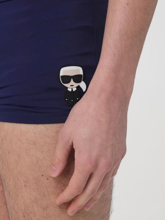 26SS 칼라거펠트 스윔팬츠 KL19MTR03 600 Blue - KARL LAGERFELD