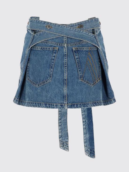 26SS 디 아티코 스커트 260WCR00154DDD116AA 024 Denim - THE ATTICO