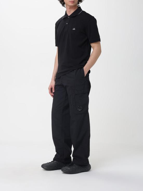 26SS 씨피 컴퍼니 폴로 티셔츠 RCCMPL722A005263W 999 Black - C.P. COMPANY