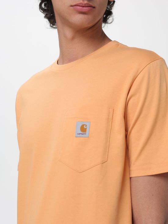 26SS 칼하트 WIP 반팔 티셔츠 I030434 3IAXX Orange - CARHARTT WIP