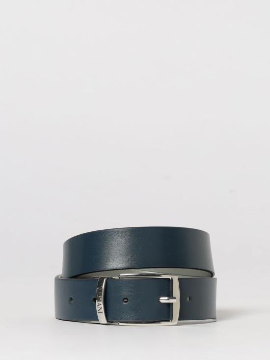 26SS [키즈] 엠포리오 아르마니 가죽 벨트 4015203F560 17535 Navy