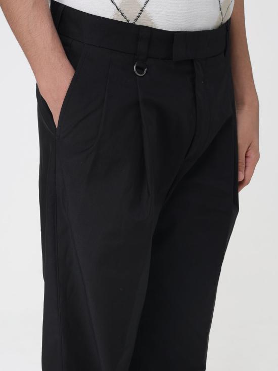 26SS 파올로페코라 스트레이트 팬츠 B0410199 9000 Black - PAOLO PECORA