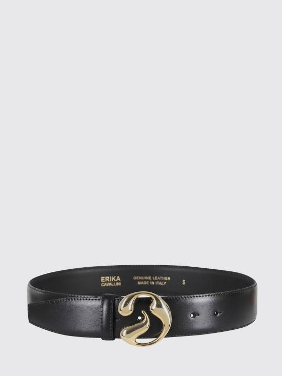 26SS 에리카 카발리니 레귤러 벨트 P6SW29 Y69 Black - ERIKA CAVALLINI