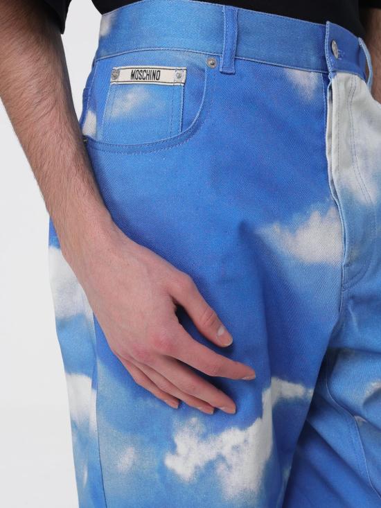 26SS 모스키노 데님 팬츠 03060255 1317 Gnawed Blue - MOSCHINO