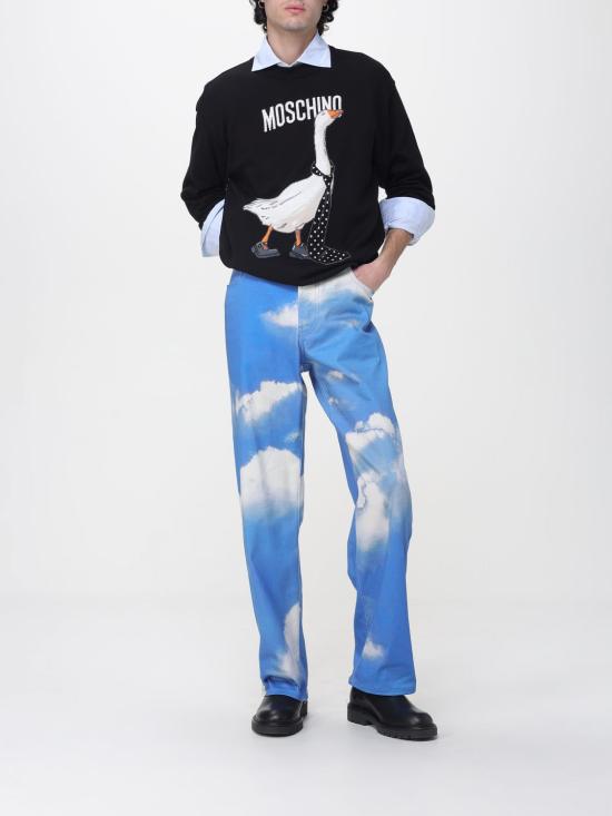 26SS 모스키노 데님 팬츠 03060255 1317 Gnawed Blue - MOSCHINO