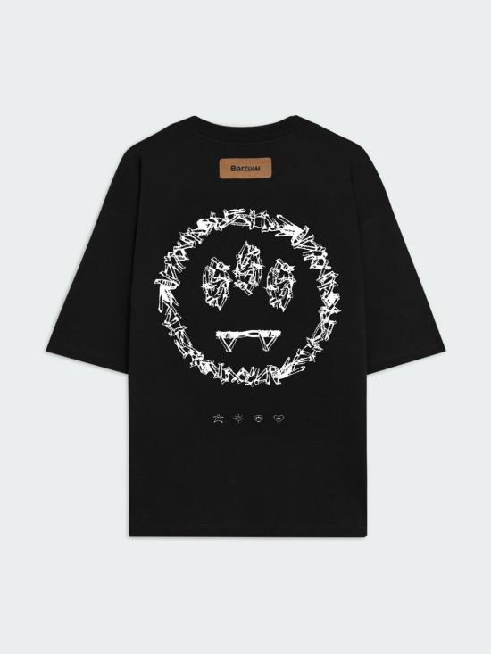 26SS 바로우 반팔 티셔츠 S6BWUATH085 110 Black - BARROW