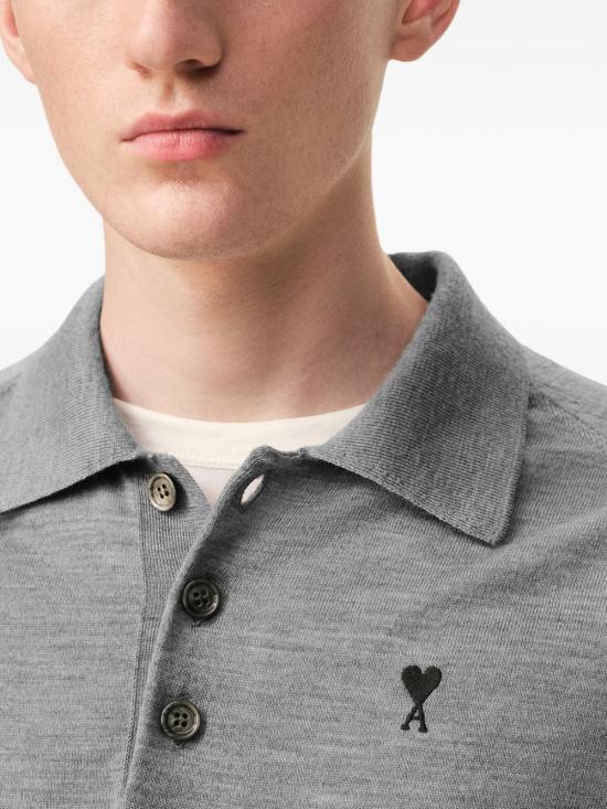 26SS 아미 반팔 티셔츠 HPL438 KN00390504 Grey - AMI