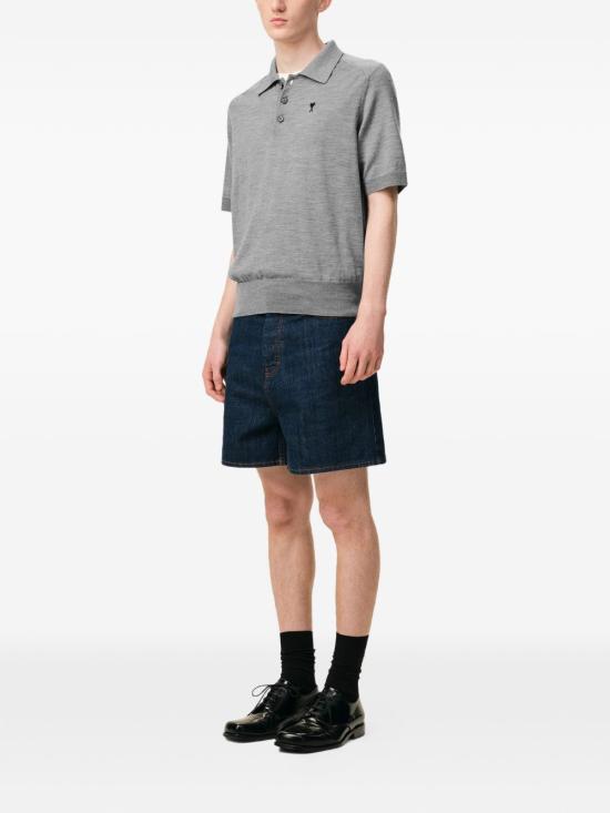 26SS 아미 반팔 티셔츠 HPL438 KN00390504 Grey - AMI