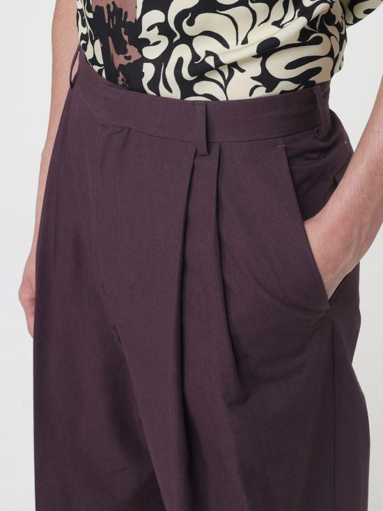 26SS 드리스 반 노튼 스트레이트 팬츠 2610209983309 402 Violet - DRIES VAN NOTEN