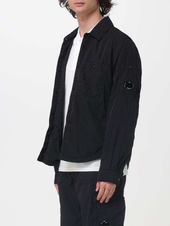 26SS 씨피 컴퍼니 크롬-R 패딩 렌즈 오버셔츠 20CMOS056A005904G 999 Black - C.P. COMPANY