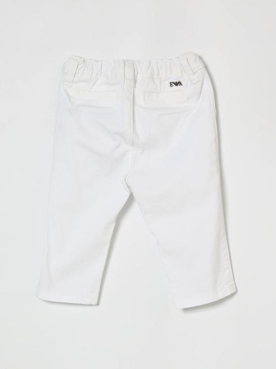 26SS [키즈] 엠포리오 아르마니 스트레이트 팬츠 8NHP604N6YZ 0100 White - EMPORIO ARMANI