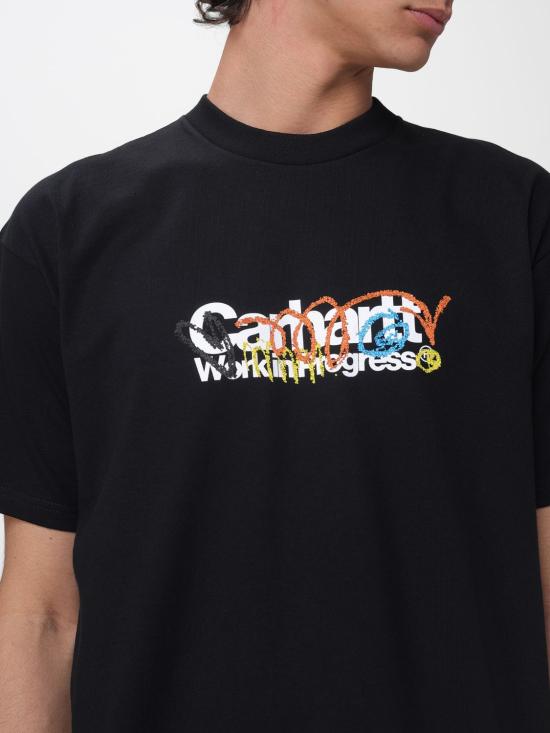 26SS 칼하트 WIP 숏슬리브 프라이머리 티셔츠 I036238 89XX Black - CARHARTT WIP