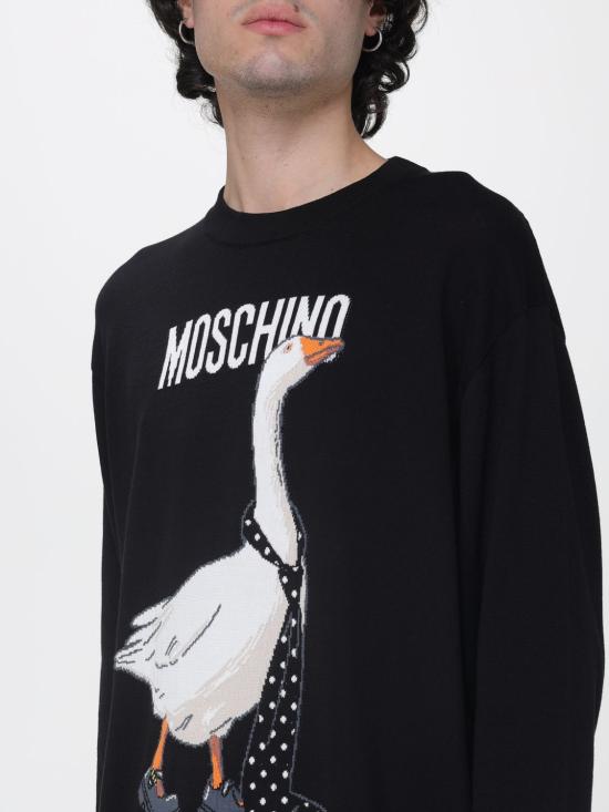 26SS 모스키노 스웨터 09280202 3555 Black - MOSCHINO