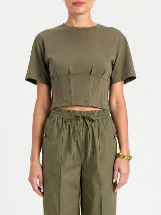 26SS 트윈셋 반팔 티셔츠 261TT2440 00914 Green