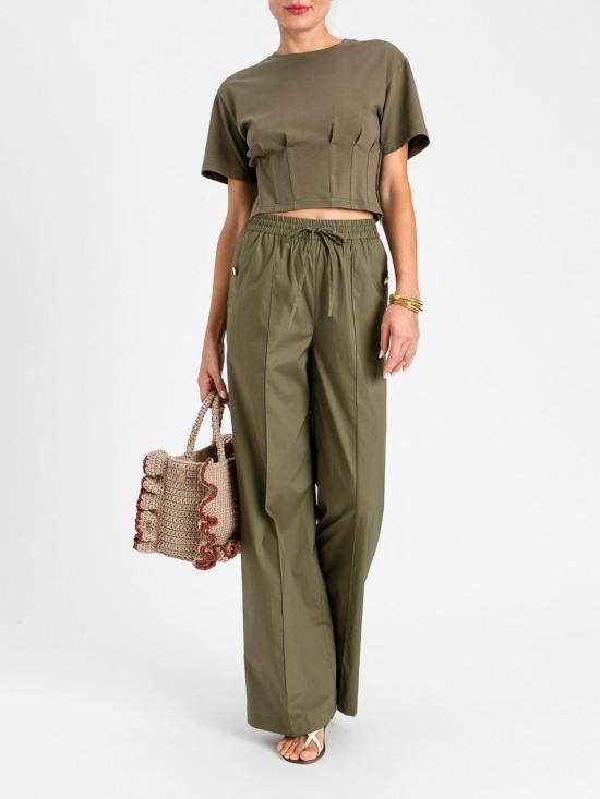 26SS 트윈셋 반팔 티셔츠 261TT2440 00914 Green - TWINSET