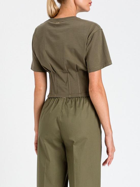 26SS 트윈셋 반팔 티셔츠 261TT2440 00914 Green - TWINSET