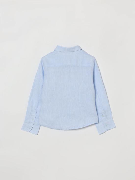 26SS [키즈] 엠포리오 아르마니 셔츠 8N4CJ93NEEZ 0744 Blue - EMPORIO ARMANI