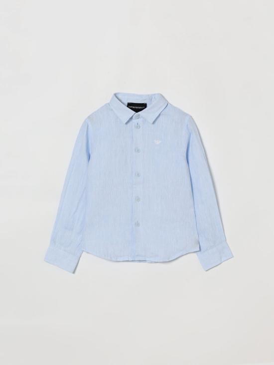 26SS [키즈] 엠포리오 아르마니 셔츠 8N4CJ93NEEZ 0744 Blue