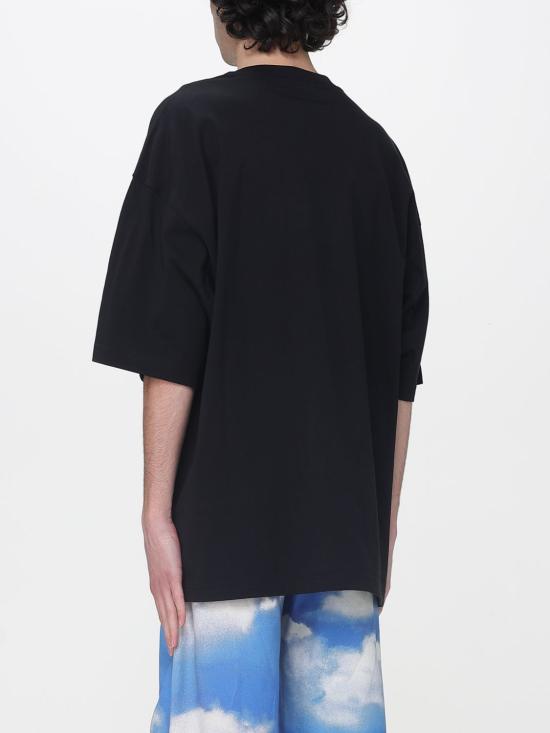 26SS 모스키노 반팔 티셔츠 07100241 3888 Black - MOSCHINO