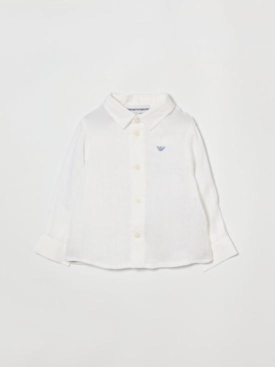 26SS [키즈] 엠포리오 아르마니 셔츠 8NHC023NEEZ 0100 White