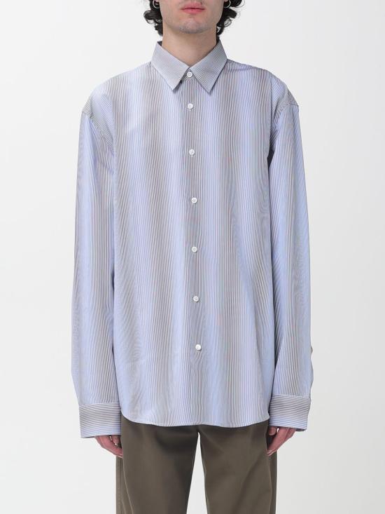 26SS 드리스 반 노튼 긴팔 셔츠 2610207423063 504 Blue