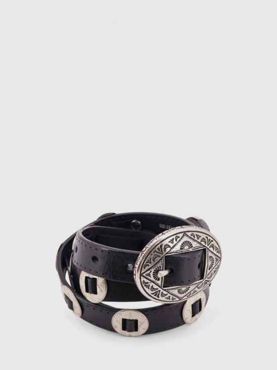 26SS 골든구스 레귤러 벨트 GMA00819A000825 90100 Black - GOLDEN GOOSE