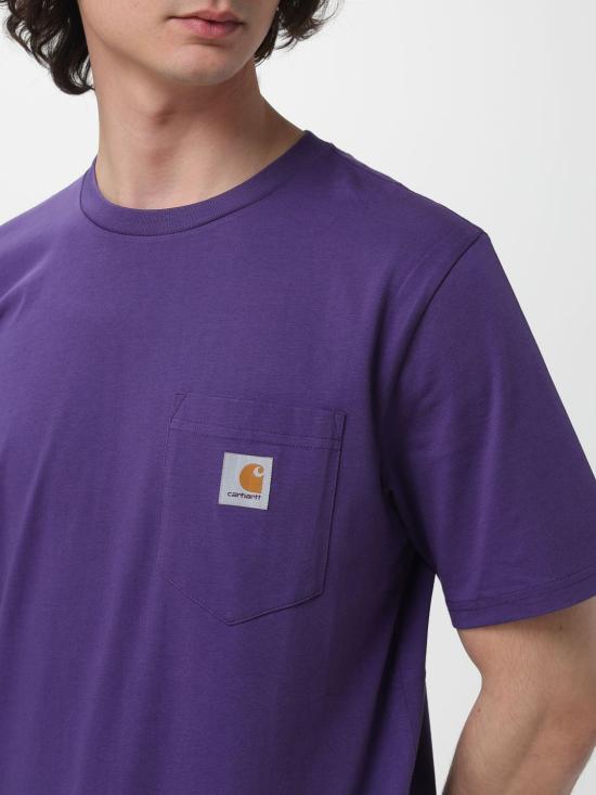 26SS 칼하트 WIP 반팔 티셔츠 I030434 3IIXX Plum - CARHARTT WIP