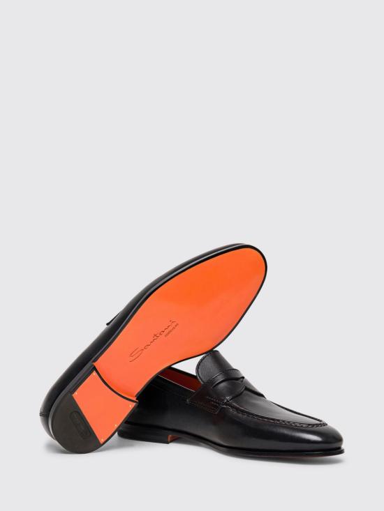 26SS 산토니 로퍼 MCNC18007SA4BSLF N01 Black - SANTONI