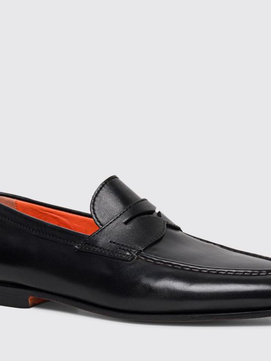 26SS 산토니 로퍼 MCNC18007SA4BSLF N01 Black - SANTONI