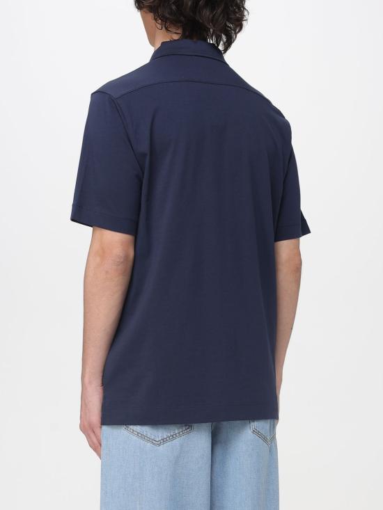 26SS 드리스 반 노튼 폴로 티셔츠 2610211023600 509 Blue - DRIES VAN NOTEN