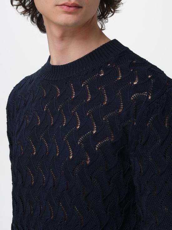 26SS 드리스 반 노튼 스웨터 2610212433718 509 Blue - DRIES VAN NOTEN