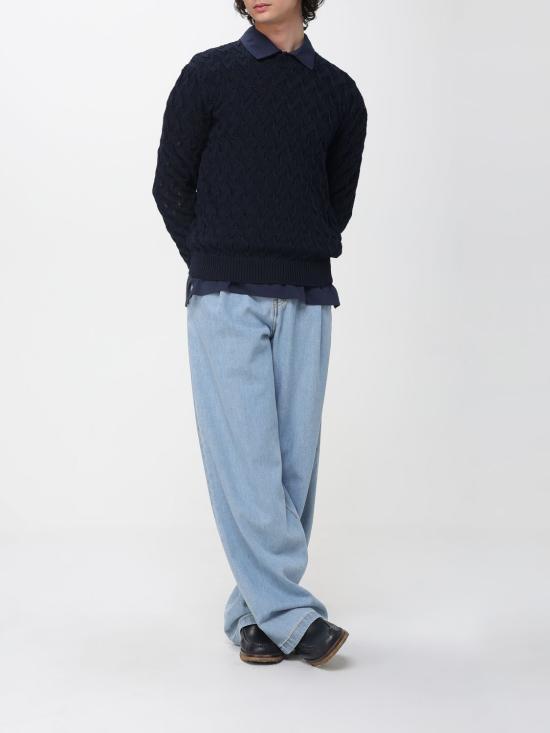 26SS 드리스 반 노튼 스웨터 2610212433718 509 Blue - DRIES VAN NOTEN