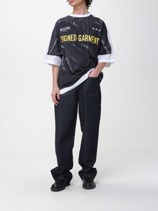 26SS 모스키노 반팔 티셔츠 07010241 2888 Multicolor - MOSCHINO