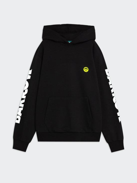 26SS 바로우 후드 티셔츠 S6BWUAHS005 110 06 Black - BARROW