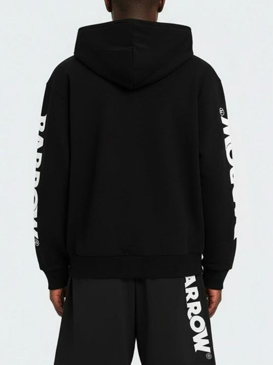 26SS 바로우 후드 티셔츠 S6BWUAHS005 110 06 Black - BARROW