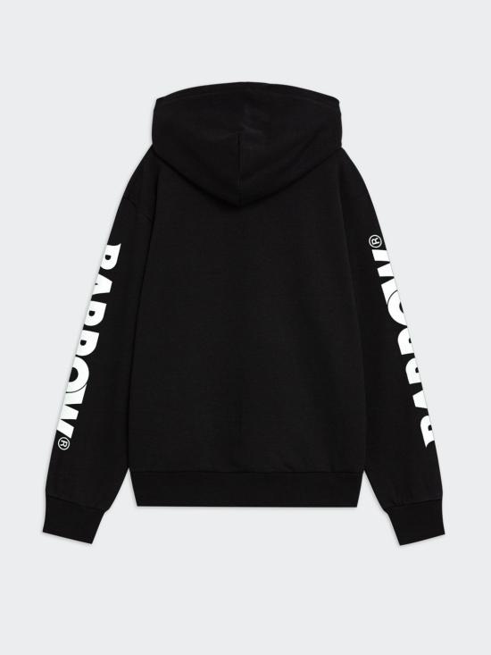 26SS 바로우 후드 티셔츠 S6BWUAHS005 110 06 Black - BARROW