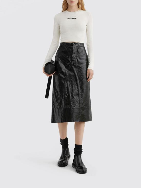 26SS 질샌더 긴팔 티셔츠 J40SD0115J20011 104 White - JIL SANDER