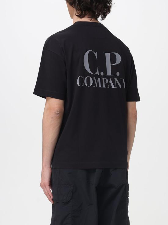 26SS 씨피 컴퍼니 반팔 티셔츠 20CMTS086A005100W 999 Black - C.P. COMPANY