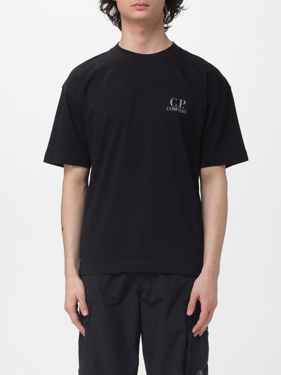 26SS 씨피 컴퍼니 반팔 티셔츠 20CMTS086A005100W 999 Black