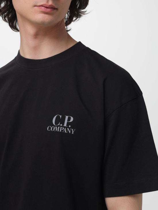 26SS 씨피 컴퍼니 반팔 티셔츠 20CMTS086A005100W 999 Black - C.P. COMPANY
