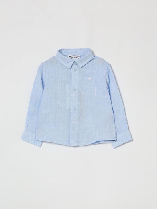 26SS [키즈] 엠포리오 아르마니 셔츠 8NHC023NEEZ 0744 Blue