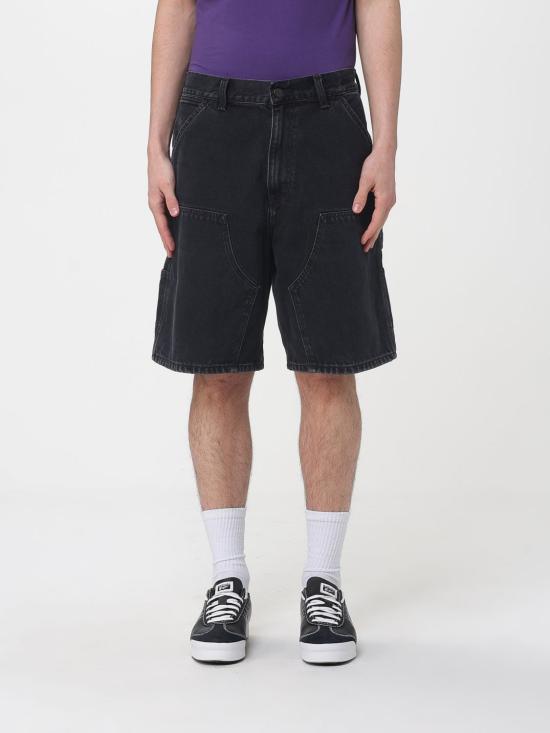 26SS 칼하트 WIP 더블 니 쇼츠 I034867 8906 Black