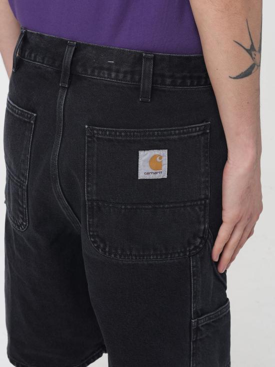 26SS 칼하트 WIP 더블 니 쇼츠 I034867 8906 Black - CARHARTT WIP