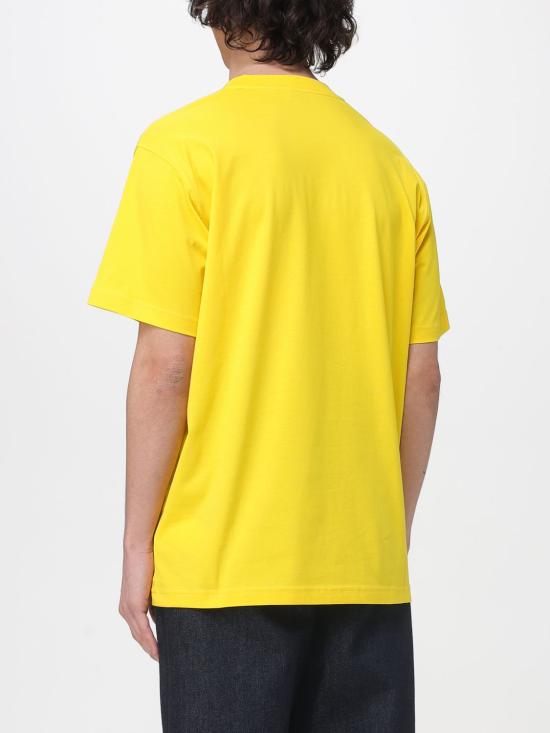 26SS 모스키노 반팔 티셔츠 07130241 1027 Yellow - MOSCHINO