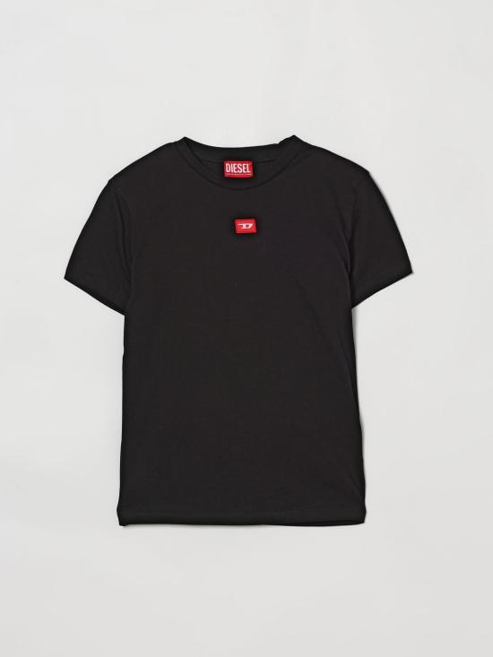 26SS [키즈] 디젤 티셔츠 J0250100GRAI K900 Black