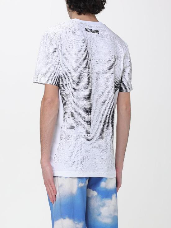 26SS 모스키노 반팔 티셔츠 07240245 1001 Multicolor - MOSCHINO