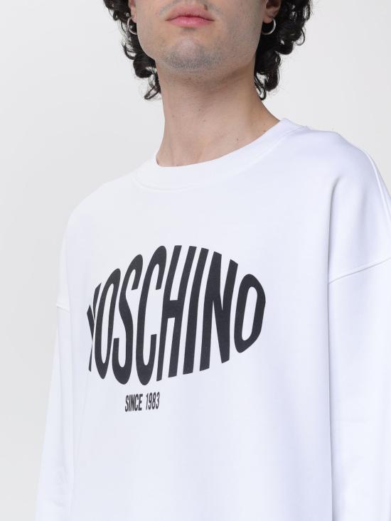 26SS 모스키노 긴팔 티셔츠 17130228 1001 White - MOSCHINO