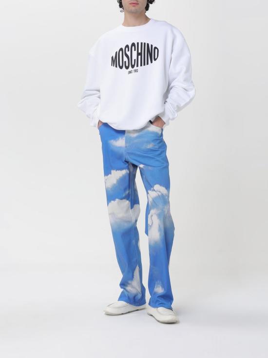 26SS 모스키노 긴팔 티셔츠 17130228 1001 White - MOSCHINO